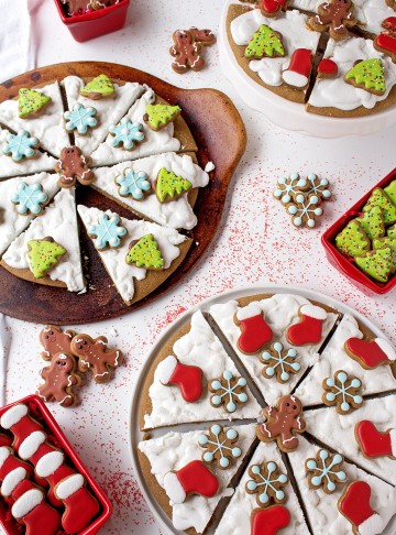 How to Make Gingerbread Pizza Cookies with a Video | The Bearfoot Baker