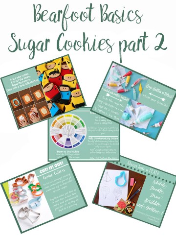Sugar Cookies, The Bearfoot Baker, cookie tutorial, royal icing, how to make sugar cookies, cookie decorating