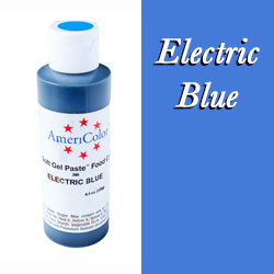 Americolor Soft Gel Paste Food Gel, Electric Blue 4.5 ounce