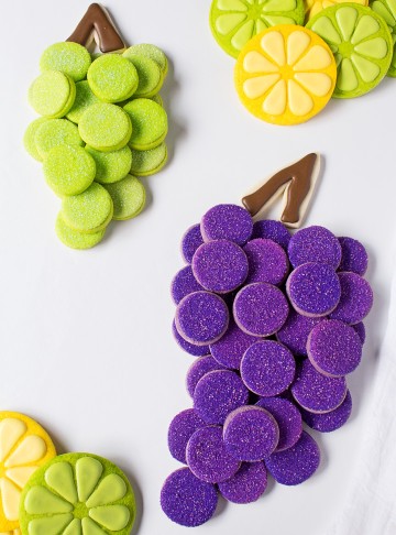 How to Make Simple Grape Cookies with a Video | The Bearfoot Baker