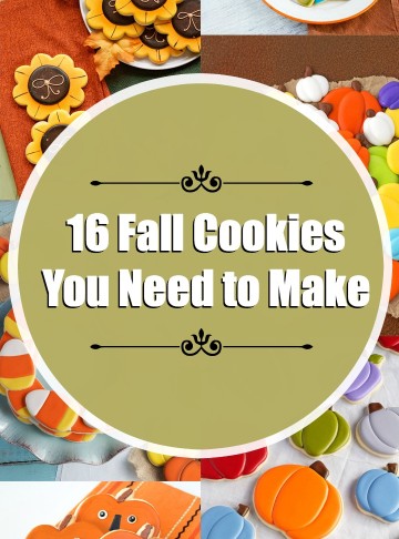 16 Fall Cookies That Will Make You Happy | The Bearfoot Baker