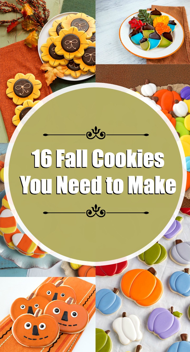 16 Fall Cookies That Will Make You Happy | The Bearfoot Baker