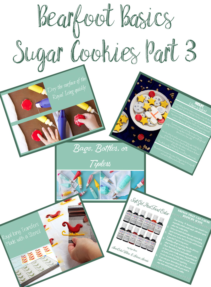 Sugar Cookies 101- Part 3 Royal Icing Tips | The Bearfoot Basics