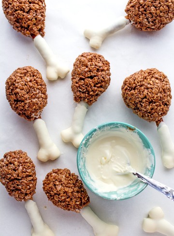 How to Make Rice Krispie Turkey Legs | The Bearfoot Baker