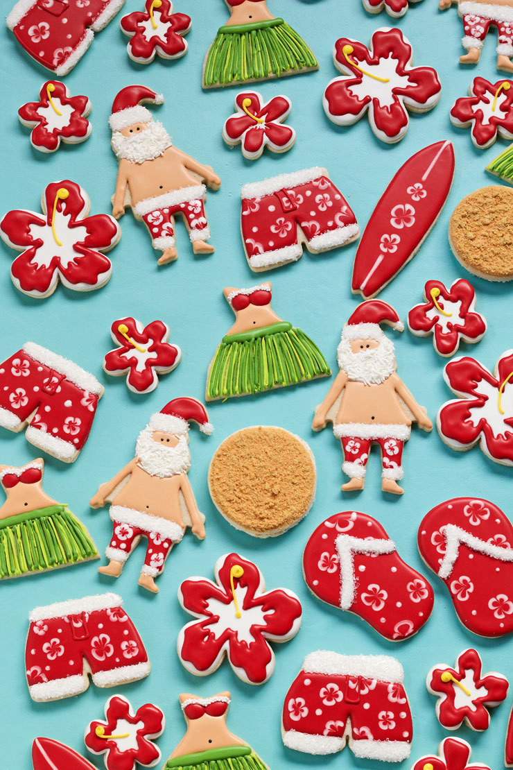 10 Christmas Cookies You Have Time to Make - Mele Kalikimaka Cookies | The Bearfoot Baker