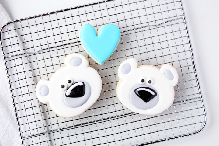 Adorable Polar Bear Cookies | The Bearfoot Baker