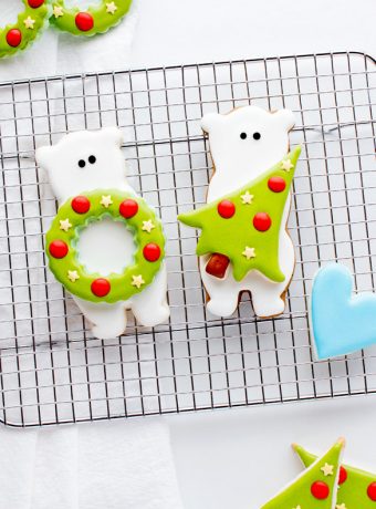 Simple Cute Decorated Bear Cookies | The Bearfoot Baker