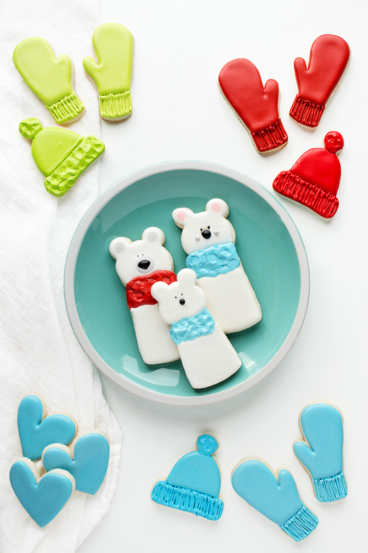 How to Make Simple Polar Bear Sugar Cookies | The Bearfoot Baker