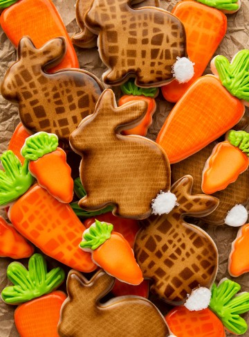 How to Make Beautiful Burlap Sugar Cookies | The Bearfoot Baker