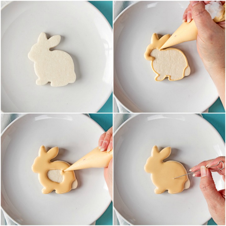 How to Make Beautiful Burlap Sugar Cookies for Easter | The Bearfoot Baker