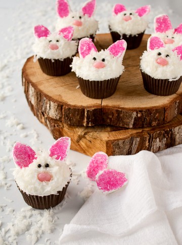 How to Make Cute Bunny Cupcakes | The Bearfoot Baker