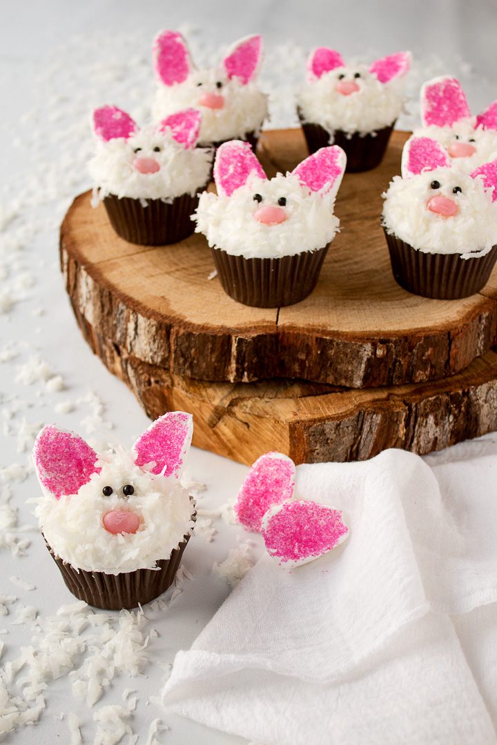How to Make Cute Bunny Cupcakes | The Bearfoot Baker