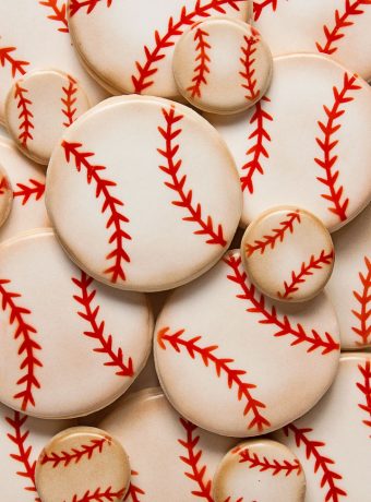 How to Make Fun Baseball Cookies | The Bearfoot Baker