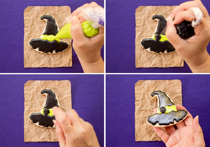 How To Make Fun Witch Hat Cookies For Halloween | The Bearfoot Baker