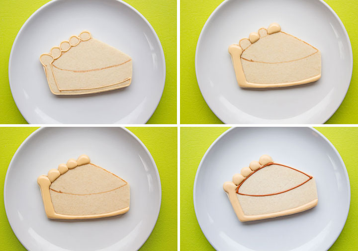 How to Make Pumpkin Pie Slice Cookies | The Bearfoot Baker