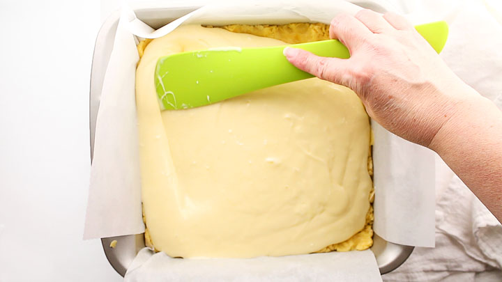 Ooey Gooey Butter Cake Bars Recipe thats Delish | The Bearfoot Baker