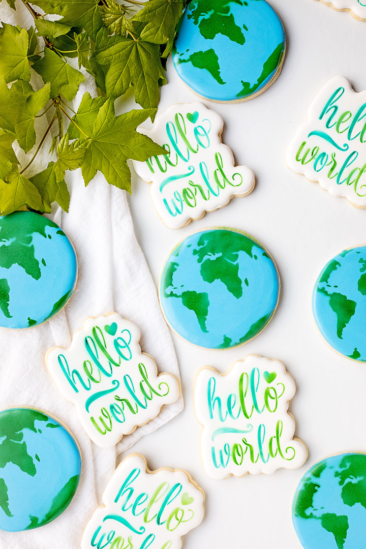Happy Earth Day Cookies You Will Love | The Bearfoot Baker