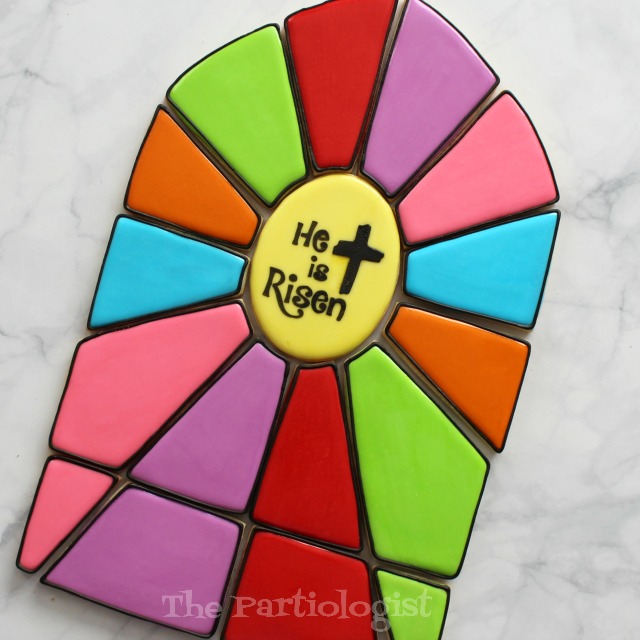 Stained Glass Cookie Platter | The Bearfoot Baker