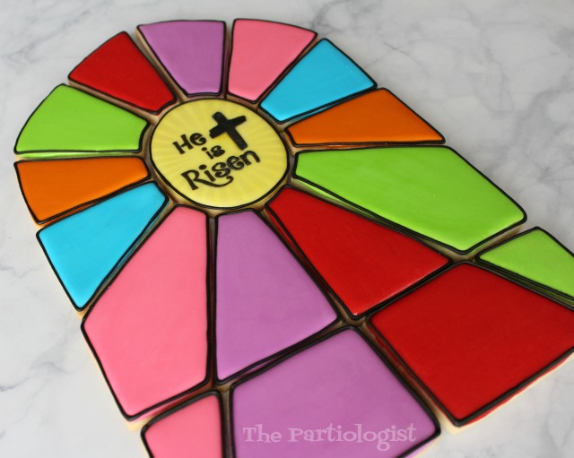 Stained Glass Cookie Platter Tutorial By The Partilolgist | The Bearfoot Baker