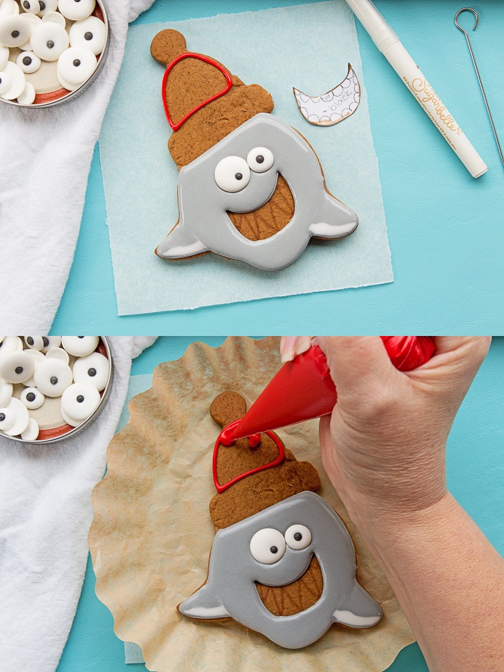 Hilarious Santa Shark Cookies that will Blow Your Mind | The Bearfoot Baker