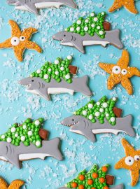 How to Make Christmas Cookies for Shark Week | The Bearfoot Baker