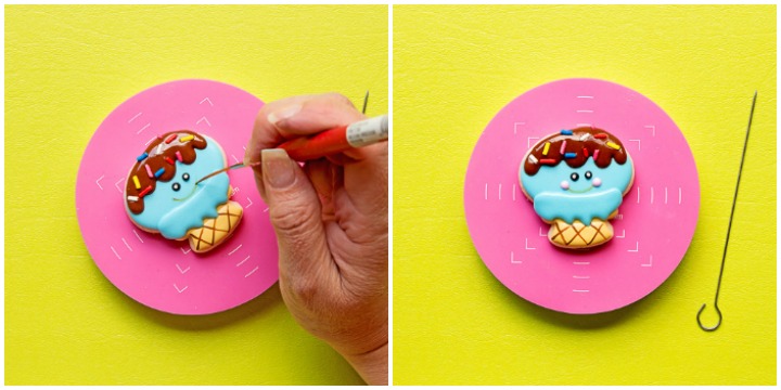 How to Make Fun Happy Mini Ice Cream Cone Cookies | The Bearfoot Baker