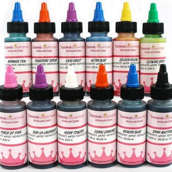 The Cookie Countess Airbrush Colors - Next Level Set of 12