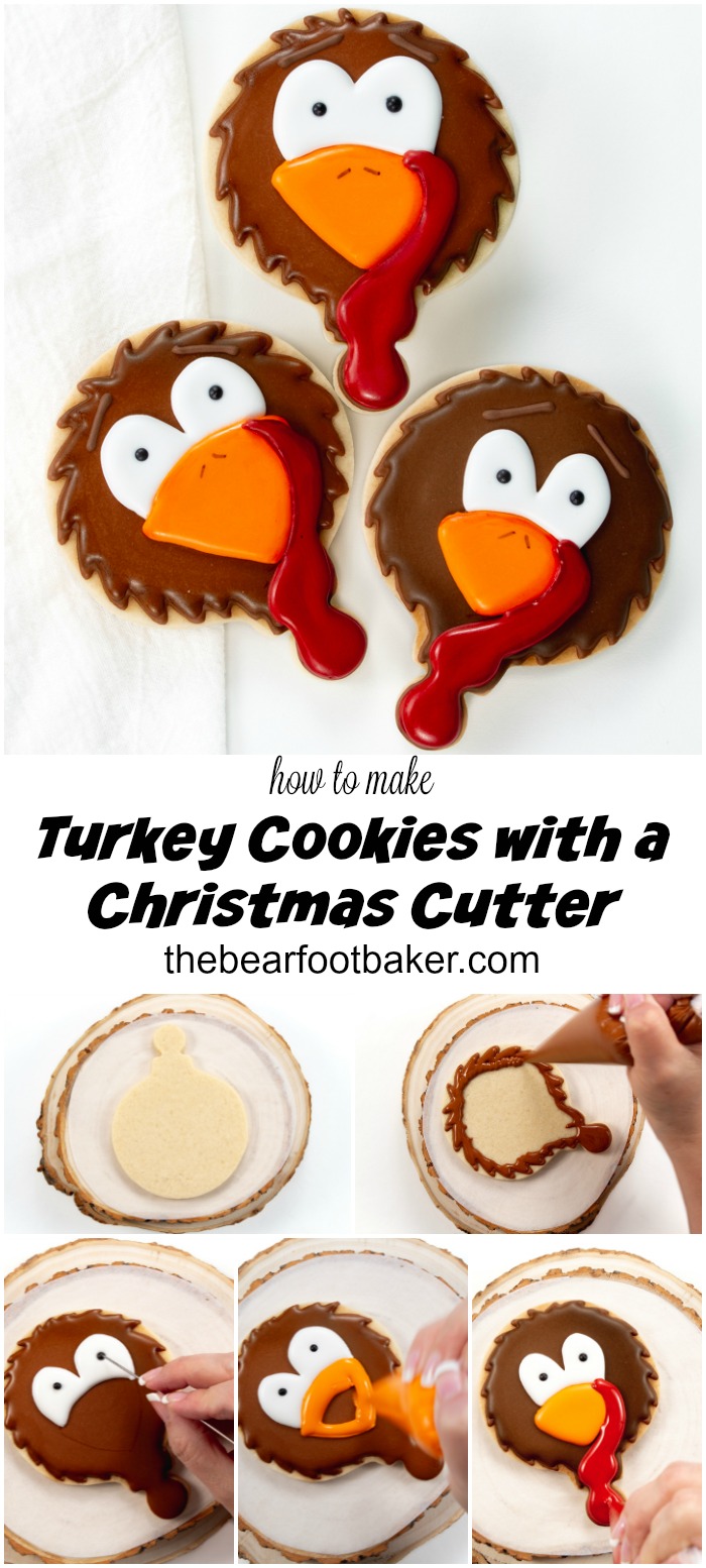 turkey cookies, sugar cookies, royal icing, Thanksgiving Treats