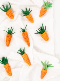fondant, carrots, Easter, fondant carrots