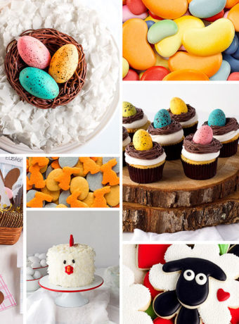 Easter, bunny, cake, cookies, fondant, treat bag,