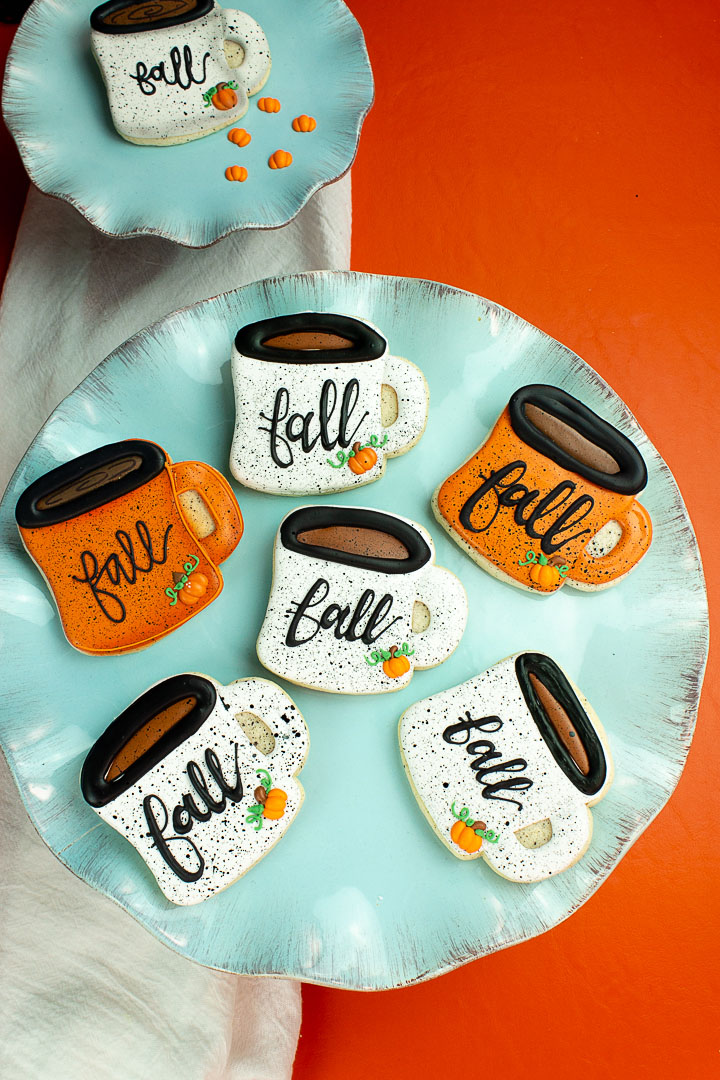 The Bearfoot Baker, fall, fall cookies, coffee, coffee cup