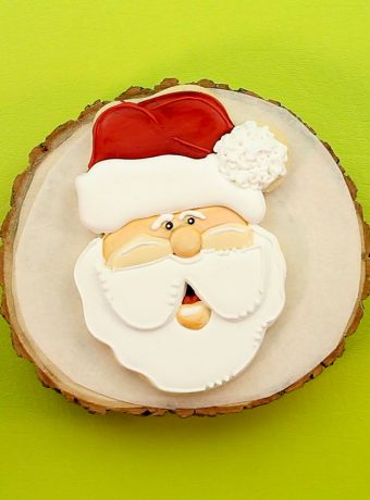 Santa cookies, The Bearfoot Baker, Christmas Cookies, Christmas, Santa Sugar Cookie, Sugar Cookie, Royal Icing