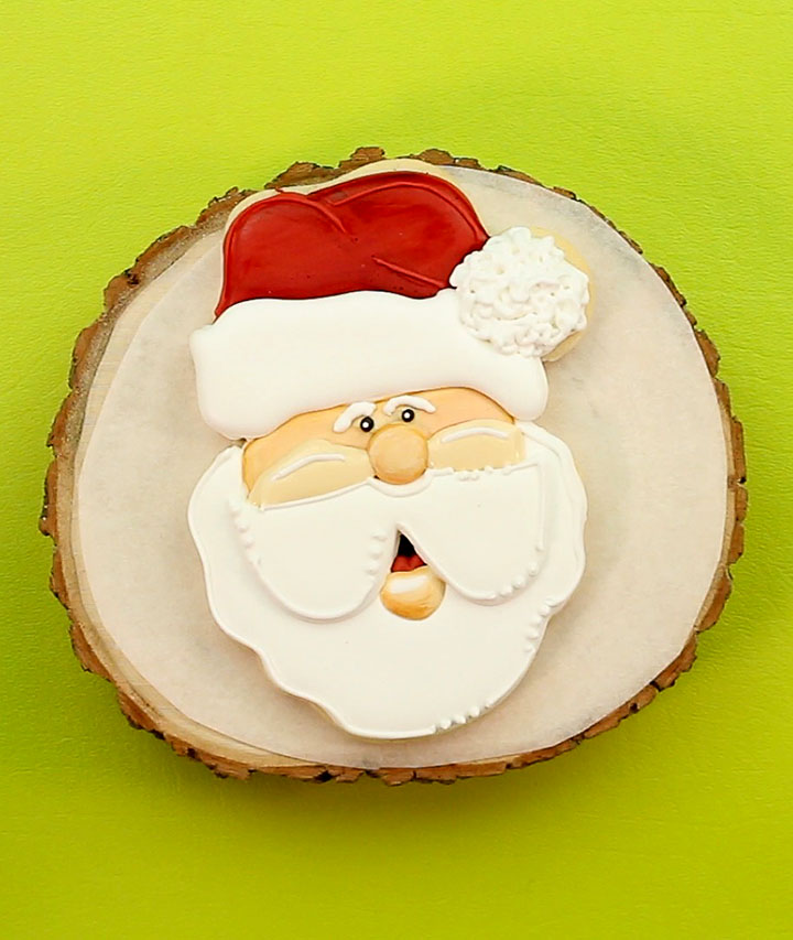 Santa cookies, The Bearfoot Baker, Christmas Cookies, Christmas, Santa Sugar Cookie, Sugar Cookie, Royal Icing