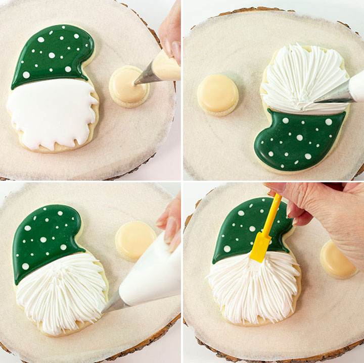 gnome, gnome cookies, St. Patrick's Day Cookies, The Bearfoot Baker, sugar cookies, royal icing