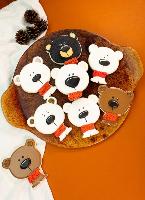 bear cookies, Sugar Cookies, The Bearfoot Baker
