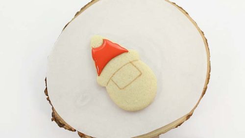 Santa, Santa Cookies, Christmas, Christmas Cookies, The Bearfoot Baker, sugar cookies, royal icing