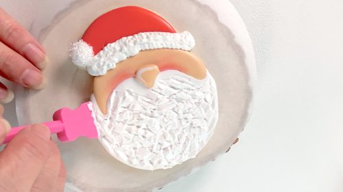 Santa Face Sugar Cookie