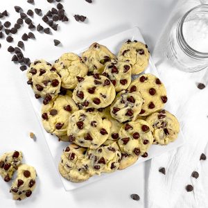 chocolate chip cookies from a cake mix, The Bearfoot Baker, chocolate chip, cookie recipe, cake mix cookies